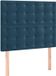 vidaXL Hoofdbord Bleu foncé velours 100x5x118/128 cm