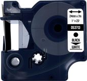 DULA Dymo D1 53713 - S0720930 - Compatible label tape - Zwart op wit - 24mm x 7m