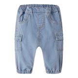 NAME IT BABY NBMPBEN relaxed fit cargo jeans - mediumblauw