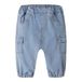 NAME IT BABY NBMPBEN relaxed fit cargo jeans - mediumblauw