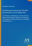 GPSR Kontakt Durchführungsverordnung (EU) 2022/2095 der Kommission vom 28. Oktober 2022