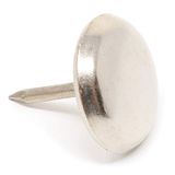 Adsamm MG-N-20-32 MG-N-20 32 x metalen glijders met spijker, zilver, Ø 20 mm