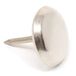 Adsamm MG-N-20-32 MG-N-20 32 x metalen glijders met spijker, zilver, Ø 20 mm
