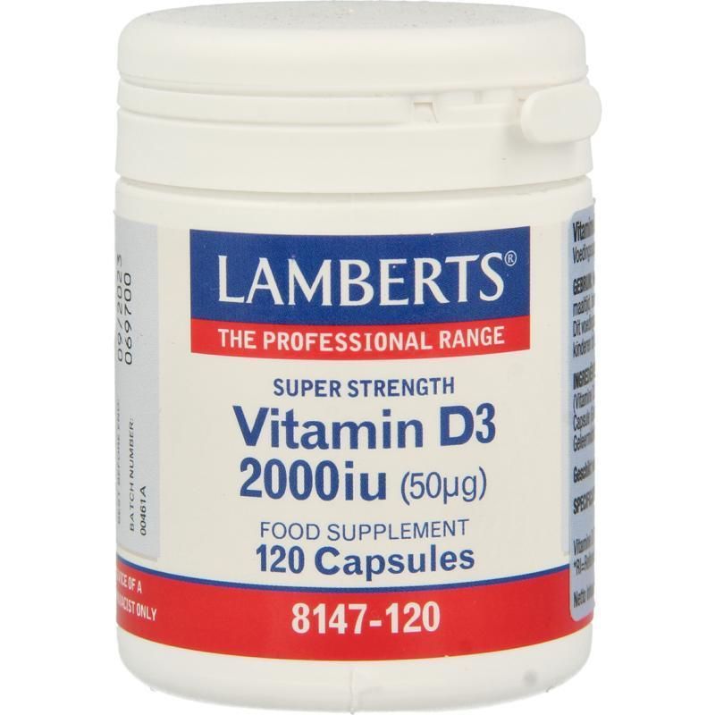 Lamberts Vitamine D3 2000IE - 120 Capsules