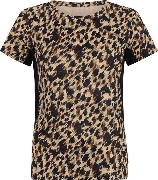 Protest PRTPack Dames T-shirt Korte mouwen Ronde hals Normale pasvorm Bruin