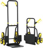 DURHAND Transportkar - Staal - 44x38x106,5cm - Geel