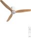 Create Stille Plafondventilator 40W Ø132 cm 100% Hout - Wit / Licht Hout - WIND CALM SLIM LIGHT