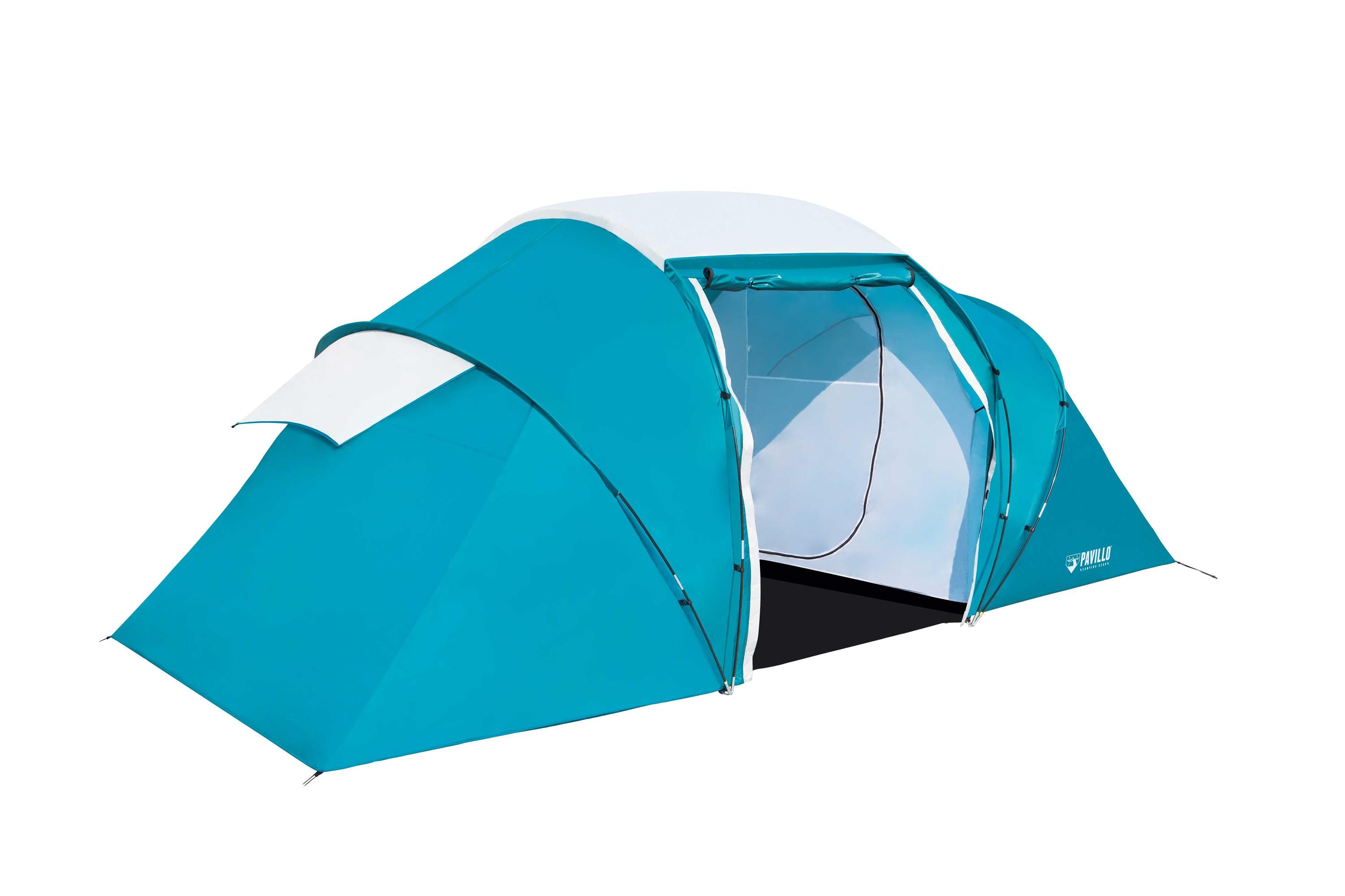 Bestway Pavillo Family Ground X4 Tent - White/Blue - 460x230x185cm - 68093