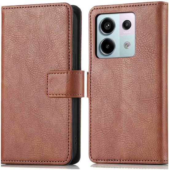 imoshion Luxe Bookcase voor Xiaomi Redmi Note 13 Pro (5G) / Poco X6 - Bruin