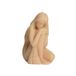 Dekohelden24 Hoogwaardige kaars van sojawas als vrouwenlichaam, Venus figuur, nude kleuren, grootte: L/B/H ca. 8 x 7 x 12 cm