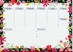 Sigel bureau onderlegger Jolie - Flower Love - A3 - 30 vel - ongedateerd - SI-JS200