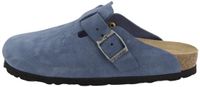 Rohde Dames clogs Alba blauw Suède
