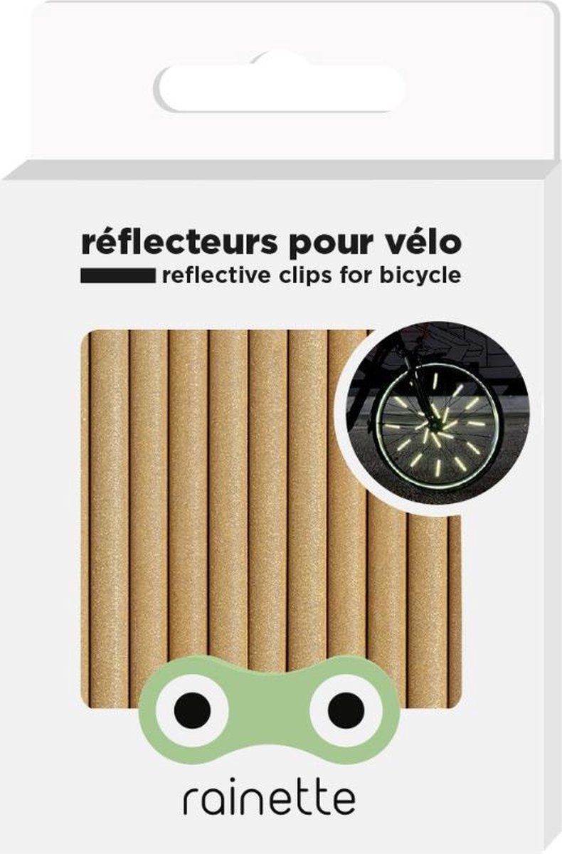 Rainette Rainette spaakreflectors - Goudkleurig - Set van 12