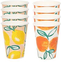 Talking Tables Citrus Fruit Paper Cups - Pack of 8