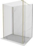 Mexen Kioto paroi de douche Walk-in 100 x 80 x 40 cm, transparent, or