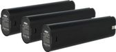 vhbw 3x batterie compatible avec Makita DA391DW, DA391DWB, DA391D, DA391DRA, ML902 lampe de poche, DA391DWD, ML900 lampe de poche outil (2100 mAh, NiMH, 9,6 V)