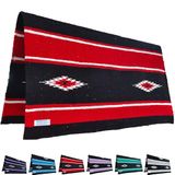 Majestic Ally 91,4 x 86,4 cm Navajo Design acryl zadeldeken -2,5 lbs (rood en zwart)