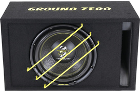 Ground Zero GZRB 30SPL - Subwoofer in kist - 12" - 1350 Watt RMS