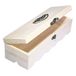 Rayher 62298000 Houten kist, 29 x 9,5 cm, hoogte 8 cm, FSC-gecertificeerd, onbehandeld, houten kistje met metalen grendel en handvat, opbergdoos om te beschilderen, 62298000