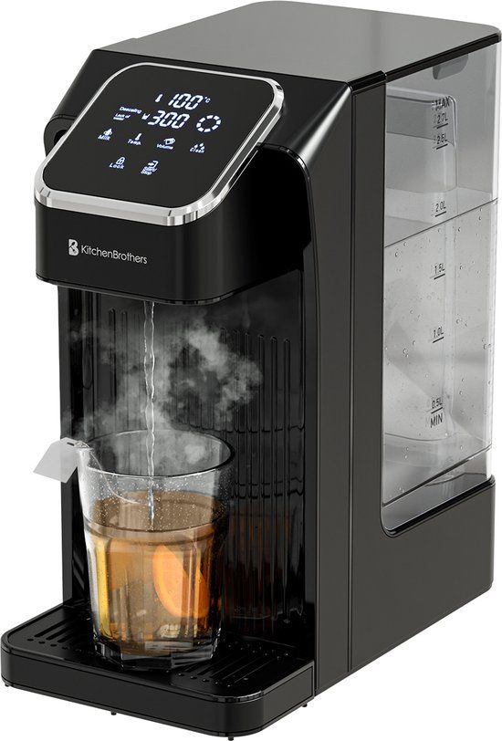 KitchenBrothers Heetwaterdispenser - 2.7L - Zwart