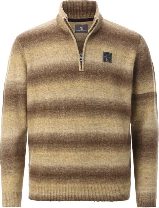 Jan Vanderstorm heren Trui - 72/74 - bruin - Plus Size