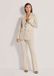MADELEINE Blazer Blazer, Vrouwen, Maat 44, Lichtbeige, Gebloemd, Viscose, Polyamide, Elastaan