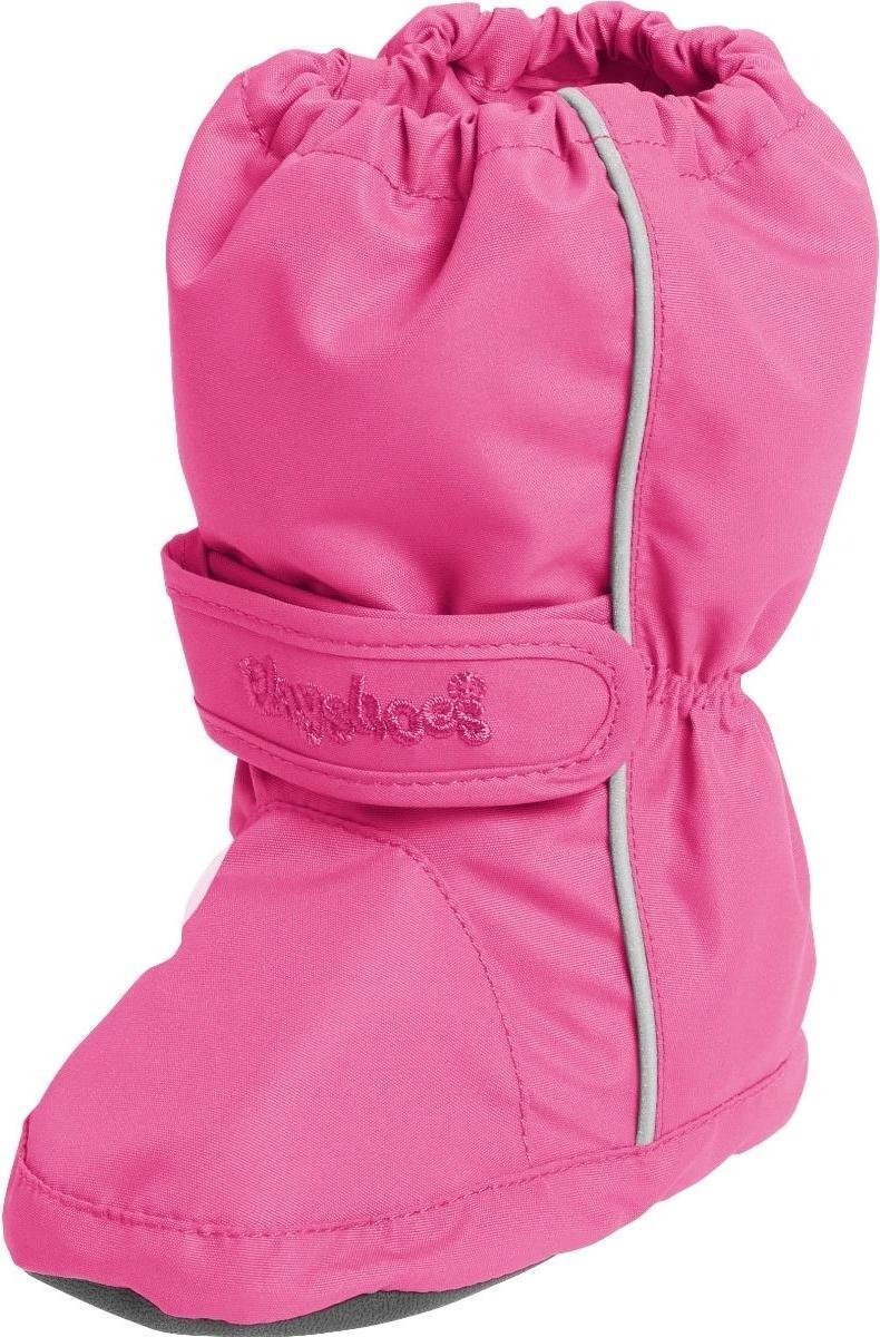 Playshoes snowboots Thermo Bootie met klittenband junior roze