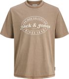 JACK&JONES JJEDOVER PRINT TEE SS CREW NECK SN Heren T-shirt Katoen Monks Robe M