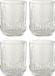 J-Line drinkglas Maya - glas - transparant - giftbox van 4
