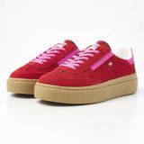 British Knights Re-Issue Dames Sneakers Laag - Maat 41 - Rood - Suede