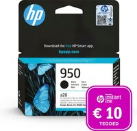 HP 950 - Inktcartridge Zwart + Instant Ink tegoed