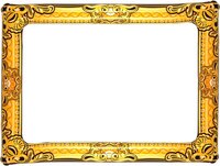 Henbrandt Opblaasbaar Fotolijst - Goud - 60 x 80 cm - Fotoprops - Bruiloft