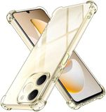 Techsuit Hoesje geschikt voor Realme Note 70T - Shockproof Silicone Back Cover - Transparant