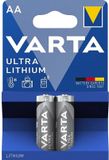 Varta Batterijen - AA Penlite - Lithium Professioneel - 2 Stuks