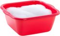 Plasticforte Afwasteil - Vierkant - Kunststof - Rood - 15 Liter