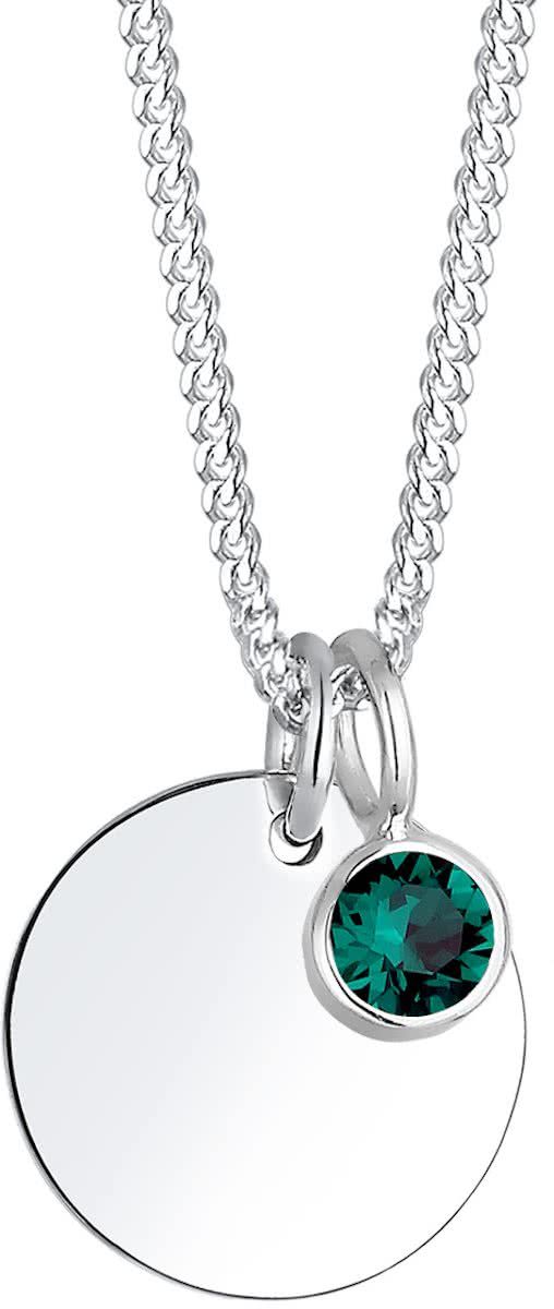 Elli Necklace With Birthstone 925 Sterling Silver Swarovski® Crystal