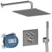 Ideal Standard CeraTherm Navigo - Inbouw douche set met thermostaat, met huis, 30x30 cm, chroom A7773AA