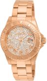 Invicta Angel 22708 Dames Quartz Horloge - Rosékleurig/Goudkleurig