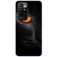 Xiaomi Bedrukt siliconen hoesje compatibel met Xiaomi Redmi 10 Oeil de panthere