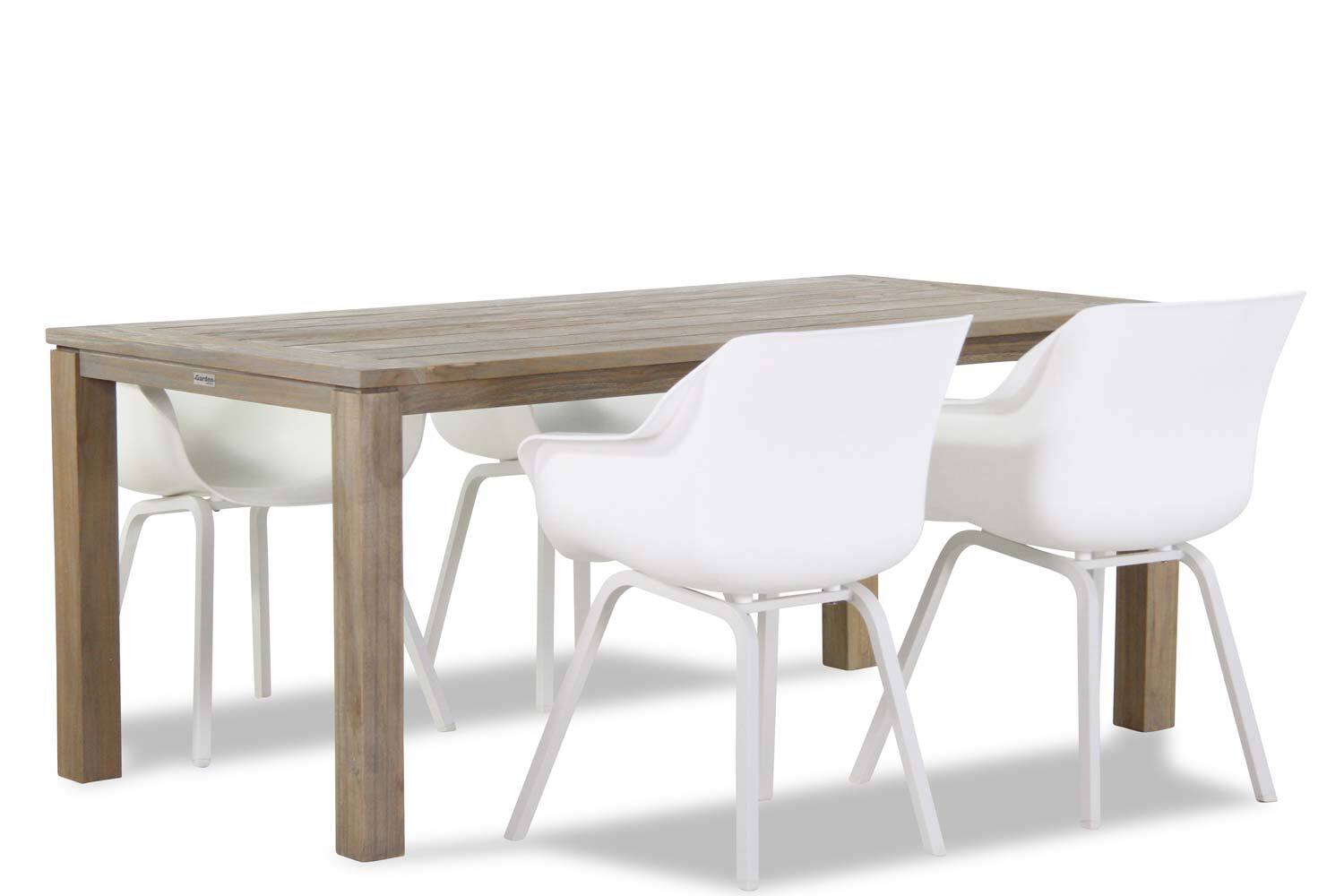 Hartman Sophie element/Bristol 180 cm dining tuinset 5-delig