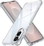 Techsuit Hoesje geschikt voor Samsung Galaxy S25 Edge - Shockproof Silicone Back Cover - Transparant