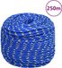 vidaXL Boottouw 8 mm 250 m polypropyleen blauw