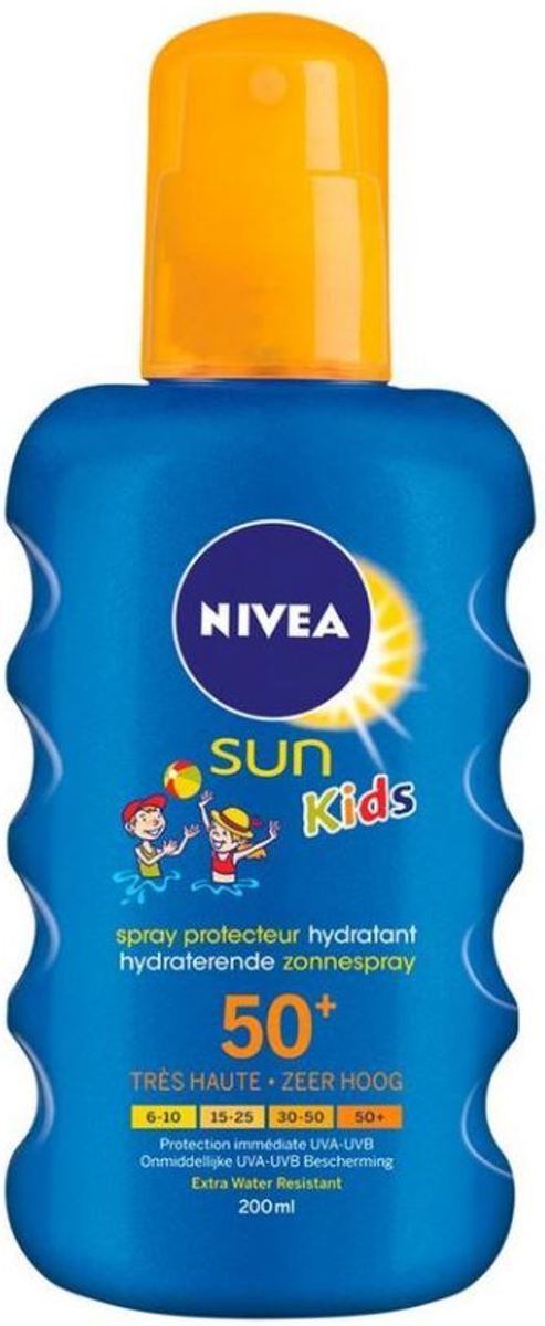 Nivea Kids Zonnespray Gekleurd SPF 50+ 200 ml