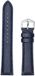 Hirsch Horlogeband - Rainbow Donkerblauw - Leer - 10 mm
