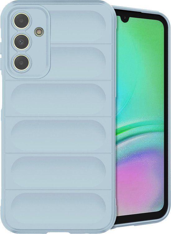 iMoshion EasyGrip Backcover - Lichtblauw - Geschikt voor Samsung Galaxy A15 (4G/5G)