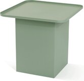 Bijzettafel Cassandra Groen - Design - Metaal - Vierkant