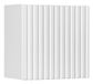 Qubik Armoire murale de salle de bain, 30x30 cm, blanc, mat, avec 1 porte