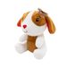 2-in-1 pluche dier ballongewicht hond met haak, 11 cm, 90 g