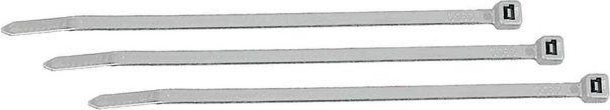 Benelux Generic Brands Kabelbinder 9 x 530 mm - Wit - 100 stuks