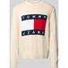Tommy Hilfiger TJM Reg Melange Flag Blanc Ancien Heather XS